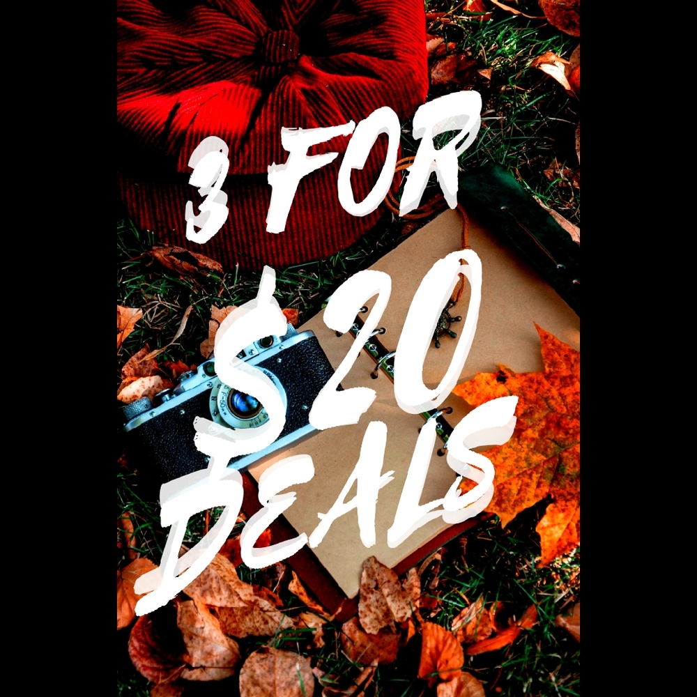 Bundle 3 Items With 💵3/$20 Symbol